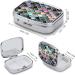 Mermaid Scale Pill Box - Small Travel Organizer for Vitamins & Medications | Portable Metal Case for Daily Use - Buy Online on GoSupps.com