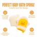 Bath Sponge Gift for Babies & Toddlers | Natural & Gentle Exfoliating Loofah | Pediatrician Approved - Buy Online on GoSupps.com