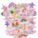 Hair clips for girls 28 pieces of girl hair clip set animated hair clip girl rainbow cute hair clip girl children teen girl baby gift for birthday rainbow.