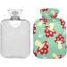 Hot Water Bottles with Mushroom Cover - 2L Pain Relief Bag for Headaches | Shop Internationally - Buy Online on GoSupps.com