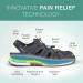 Orthofeet Arch Support Sandals for Men | Heel & Foot Pain Relief | Arch Booster Cushioning & Ergonomic Sole | Extended Widths - Taurus 10 Grey - Buy Online on GoSupps.com