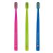 Curaprox 3 x toothbrush CS 5460 Ortho - Hand toothbrush with a special cut for braces with 5460 Ultra Soft Curen bristles - 3 pieces random color