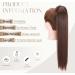 S-noilite 26" Clip in Hair Extensions Wrap Around Ponytail Long Straight Hairpiece Clip in Ponytail Hair Extension (26 inches Medium Brown) - Buy Online on GoSupps.com