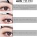 2PCS Eye Brow Pen Natural Makeup Fine Stroke Magic Eyebrow Pencil Waterproof 4 Tip Eyebrow Pencil Natural Fine Lines Eyebrow Pencil for Women and Gril (Black) - Buy Online on GoSupps.com