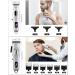 CkeyiN Hair Clipper for Men Professional Cordless Barber Clipper for Hair Cutting Kit with T-Blade Trimmer Beard Trimmer Kids Clippers USB Rechargeable LED Display Silver - Buy Online on GoSupps.com
