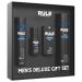 RULE COSMECEUTICALS - Men's Deluxe Gift Set No.1 Men's Face Cream No.8 Deodorant Spray No.13 Cleanser Gel No.2 Eye Serum Eye & Skin Care Set