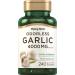 Piping Rock Odorless Garlic Softgels | 4000mg | 240 Count | Extra Strength | Non-GMO Gluten Free Herbal Supplement
