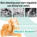 AIKUWWOIRQIA Dog Ear Cleaner 60ml - Antibacterial Drops for Infections, Yeast, and Irritation in Dogs and Cats - Buy Online on GoSupps.com