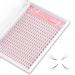 Premade Fans Eyelash Extensions  Eyelash Extension  3D 4D 5D 7D Short Stem Premade Volume Lash Extensions  Thickness 0.07/0.05mm C Curl Pre Made Lash Fans 8-15mm (5D-0.07-C-10mm)