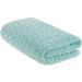 BAGNO MILANO Turkish Bath Towels Set Soft Plush Jacquard Luxury Aqua Green Towel Set (2 Piece) | Quick Dry Bath Towels - Buy Online on GoSupps.com