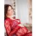Burgundy Red Lace Maternity Dress for Elegant Photography Props - XL Maxi Dress - Buy Online on GoSupps.com