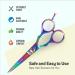 Suvorna 5.5 Multicolour Hairdressing Scissors - Professional Barber Hair Cutting Scissors for Men, Women & Kids - Right Hand - Sharp Blades - Buy Online on GoSupps.com