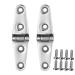 Boat Strap Hinges 4" x 1" 316 Stainless Steel Hinge,Marine Heavy Duty Deck Cupboard Hinge,Cabinet Hatch Hardware,Pack of 2