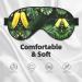 Banana & Palm Print Unisex Sleep Mask | Double-Sided Eye Mask for Optimal Sleep & Skin Care - Buy Online on GoSupps.com