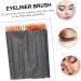 MUSISALY 100pcs Disposable Eyeliner Brush Cosmetic Eye Brush Eye Makeup Brush Makeup Eyeliner Wand Makeup Eyeliner Brush Eye Tool Brush Mini Eyeliner Brush Eyeliner Fiber Brush 9x6.5cm As Shown - Buy Online on GoSupps.com
