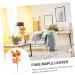 TOPBATHY 12 Pcs Artificial Maple Leaf Twig Cutting Decorations for Home Simulation Maple Branch Decor Thankgiving Leaves Spray Fake Twig Stem Flower Party Leaves Autumn Plastic Accessories - Buy Online on GoSupps.com