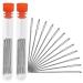 BLMHTWO 40 Pieces Large Eye Needles, 51mm/2 inch Tapestry Needle Yarn Needles with Clear Bottle Copper Sturdy Fracture Resistance Leather Sewing Needles for Jewelry Making Crochet Projects (Sliver)