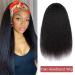 24 Kinky Straight Headband Wig for Women - FALSWAN Synthetic Yaki Straight Wig with Attached Headband - Full Machine Made None Lace Front Wig - 1B, 24 Inches - Buy Online on GoSupps.com