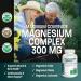 Triple Magnesium Complex 300mg - Oxide, Citrate, Carbonate | Non-GMO Formula | 250 Tablets - Buy Online on GoSupps.com