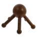 Frcolor 1stk massager with five claws Thai massage devices made of wood Creative head massage clerk scalp massage chamois clothes head and claw massage devices