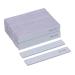 100 Pack Nail Files for Acrylic Nails 100/180 Grit Double Sides Emery Boards Professional Nail Buffering Files 100 Count