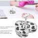 Nail Practice Holder Free DIY Manicure Tool Nail Display Stand Cow Texture Fade Resistant for Nail Artists for Home for Salon (Sliver) - Buy Online on GoSupps.com