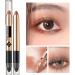 2 Pcs Shadow Pencil Pen Waterproof Long Lasting Eyeshadow Stick for Women Girls 2 in 1 | Waterproof Eyeshadow Stick Easily Freshen Up Makeup Keep You Beautiful All The Time Milk Tea Brown Fovolat 2 Pcs 03#milk Tea Brown - Buy Online on GoSupps.com
