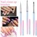 2 Dotting Tools for Nails | Polish Manicure Liner Brush Set 15 Fine Tip Nail Dotting for Salon Home Nail Dotting Outlining Frifer 2 Pcs 15 Sets - Buy Online on GoSupps.com