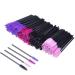 Disposable Eyelash Brushes Mascara Wands Eye Lash Eyebrow Applicator Cosmetic Makeup Brush Tool Kits (200PC Multicolor) 200 Count (Pack of 1) Multicolor