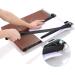 Paper Cutter Heavy Duty A3-B7  18" Cut Length Guillotine Paper Trimmer for Cardstock Wooden Base  with Safety Blade Lock&Dual Guides  12 Sheets Capacity  for Home Office Classroom School Red A 3 - Buy Online on GoSupps.com