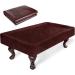 iCOVER 8ft Brown Waterproof Pool Table Cover - Heavy Duty Leatherette Billiard Table Protector - Buy Online on GoSupps.com