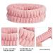 Pink White Blue Grey Spa Facial Headband Set | Soft Microfiber Makeup Hair Wraps for Women | 12 Pieces - Buy Online on GoSupps.com