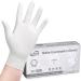 SwiftGrip Disposable Nitrile Exam Gloves 3-mil Small Box of 100 White Nitrile Gloves Disposable Latex Free for Medical Cleaning Cooking & Esthetician Food-Safe Powder-Free Non-Sterile Small 100