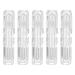 TOYANDONA Lot de 5 tubes vides pour gloss et rouge l vres mini flacons rechargeables transparents en forme de format compact pour maquillage DIY et voyage