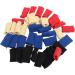 GLOGLOW Finger Sleeves - Elastic Nylon Sports Joint Protectors for Pain Relief Breathable & Sweat-Absorbent Ideal for Basketball & Tennis - Available in Red Blue Black & Beige - Buy Online on GoSupps.com