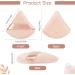 PROUSKY 6-Piece Triangle Light Skin Makeup Puff Set for Pressed and Loose Powders - Soft Velour Mini Puffs for Flawless Cosmetic Application - Buy Online on GoSupps.com