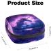 Galaxy Nebula Unicorn Sanitary Napkin Storage Bag | Portable Period Pocket for Women & Teens | Menstrual Cup Holder & Silent Pad Organizer - Buy Online on GoSupps.com