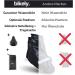 Buy Waterproof Sweatness Overshoes for Bike | Saddle Cover & Bag Included | Sizes 36-46 | Reflective Black & Yellow for Men & Women - Buy Online on GoSupps.com