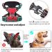 Adjustable No-Pull Dog Harness for Large Breeds - Heele Reflective & Breathable XL in Red (53-97cm) - Buy Online on GoSupps.com