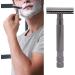 Ankroyu Safety Razor - Double Edge Men's Razor | Vintage Style Manual Razor with Zinc Clear Edge (Black) - Premium Hygiene for International Shipping - Buy Online on GoSupps.com