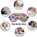 Colorful Dog Paw Print Double-Sided Eye Mask Soft and Light Blocking for Enhancing Sleep Quality - Buy Online on GoSupps.com