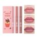 3 Pcs Nude Matte Lipstick Set Nude Lipstick Velvet Air Moisture Smooth Crayon Lip Stain Long Lasting Lipstick 24 Hour Waterproof Nourishing Lipstick with a Matte Finish  Lip Gloss Lipstick for Women (Set A) SET-A