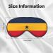 SSIMOO Venezuela Flag Double-Sided Eye Mask | Soft Light-Blocking Sleep Mask for Quality Rest - International Shipping - Buy Online on GoSupps.com