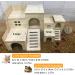 Eyksta Wooden Multi-Chamber Hamster House | Dwarf Hamster Accessories & Hiding Plants - 14.5x15.5x14 - Buy Online on GoSupps.com