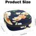 Anna Cowper Watercolor Flowers Sanitary Napkin Storage Bag | Feminine Menstrual Cup & Nursing Pad Holder | Portable Period Pouch for Women & Teen Girls | 1Pc Multi-colored - Buy Online on GoSupps.com