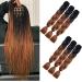 Braids Extensions Black Braun Kunsthaar for Braid 6pack KanCalon Kunsthaar Braun Jumbo Braids Hair Extension 24 " Crochet Braids Synthetic Hair Extensions (. Black Brown) Black-Brown