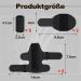 Adjustable Finger Support Brace - 2-Piece Finger Rails & 5-Piece Protection for Sprains Arthritis & Swollen Fingers - Lollanda - Black - Buy Online on GoSupps.com