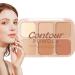 Concealer Palette Powder Concealer Palette Correction - Face Makeup Contouring Powder Palette Versatile Cosmetic Accessories for Daily Use Renco