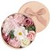 Romantic Soap Flowers Gift Box - Perfect Mother's Day Valentine's & Anniversary Gifts for Women | Round Bath Roses with Greeting Card - Buy Online on GoSupps.com