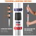 Adjustable Telescoping Tarp Poles Set | CAMULAND Aluminum Camping Gear Accessories | Lightweight, Adjustable Stakes for Hammock Rain Fly and Awning | 34.5 - 110.2 | Includes Carry Bag - Silver - Buy Online on GoSupps.com